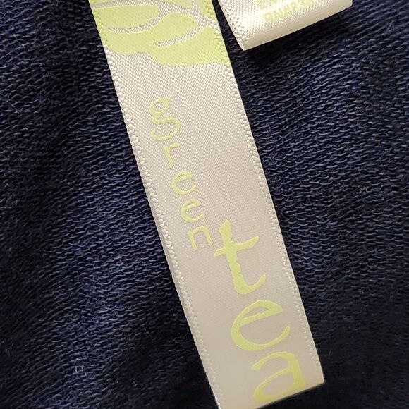 Green Tea Women’s Small Cardigan – Open Front – Athletic Style – Dark Blue - Picture 4 of 4